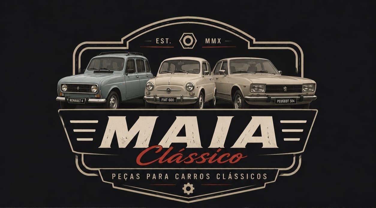 Logótipo Maia Clássico — peças para carros clássicos